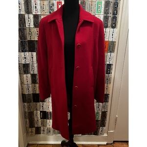 VTG Red Dress Coat